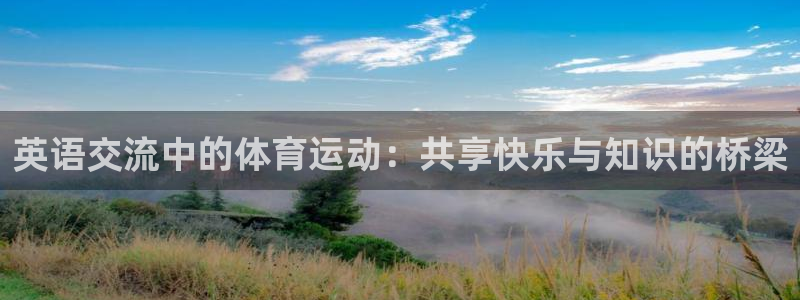 杏宇平台登录官网：英语交流中的体育运动：共享快乐与知识的桥梁