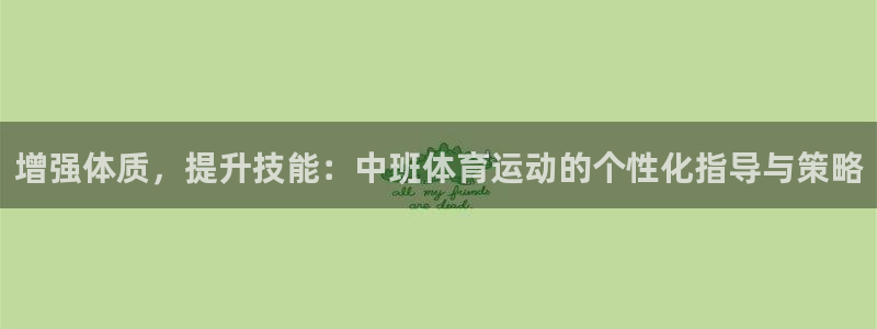 杏宇凯捷开号链接：增强体质，提升技能：中班体育运动的个性化指导与策略
